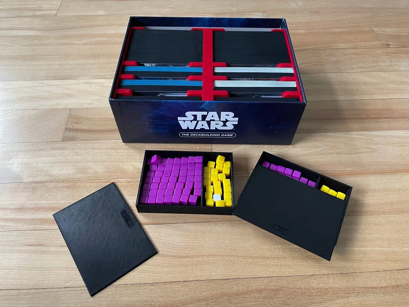 Khay đựng token nắp trượt cho game Star Wars Deckbuilding - Image 1