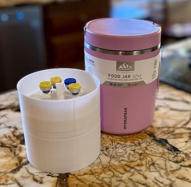 Khay gắn đựng 3ml vial cho bình thực phẩm Hydrapeak 18/32 oz - Image 1