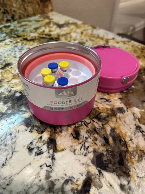 Khay gắn đựng 3ml vial cho bình thực phẩm Hydrapeak 18/32 oz - Image 3