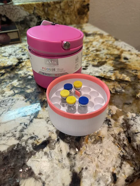 Khay gắn đựng 3ml vial cho bình thực phẩm Hydrapeak 18/32 oz - Image 4