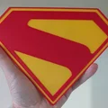 Mô hình huy hiệu biểu tượng chữ S - Superman 2025 3D Printing - Thumbnail 4