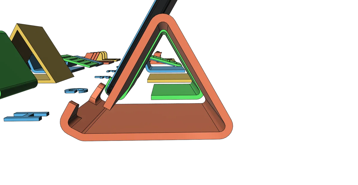 Giá đỡ máy tính bảng 3D đa năng, in nhanh không cần support - Image 2