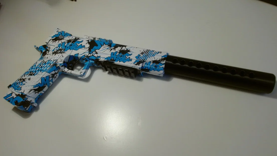 Ống giảm thanh (Suppressor) thiết kế riêng cho Gel Blaster - Image 1