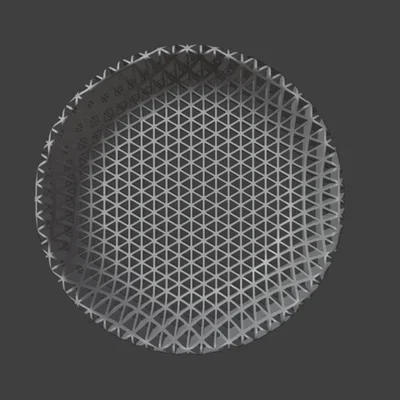 Tô Họa Tiết Tam Giác Xuyên Thấu - Dựng Đứng