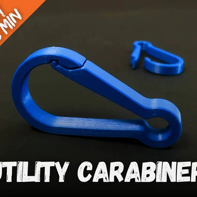 Móc treo đa năng (Utility Carabiner): Phụ kiện kẹp giữ chắc chắn và tiện lợi