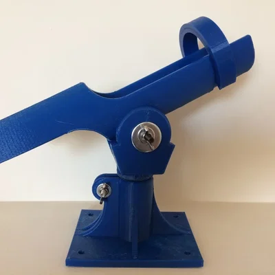 Giá đỡ cần câu cá trên thuyền - Thiết kế 3D bền chắc
