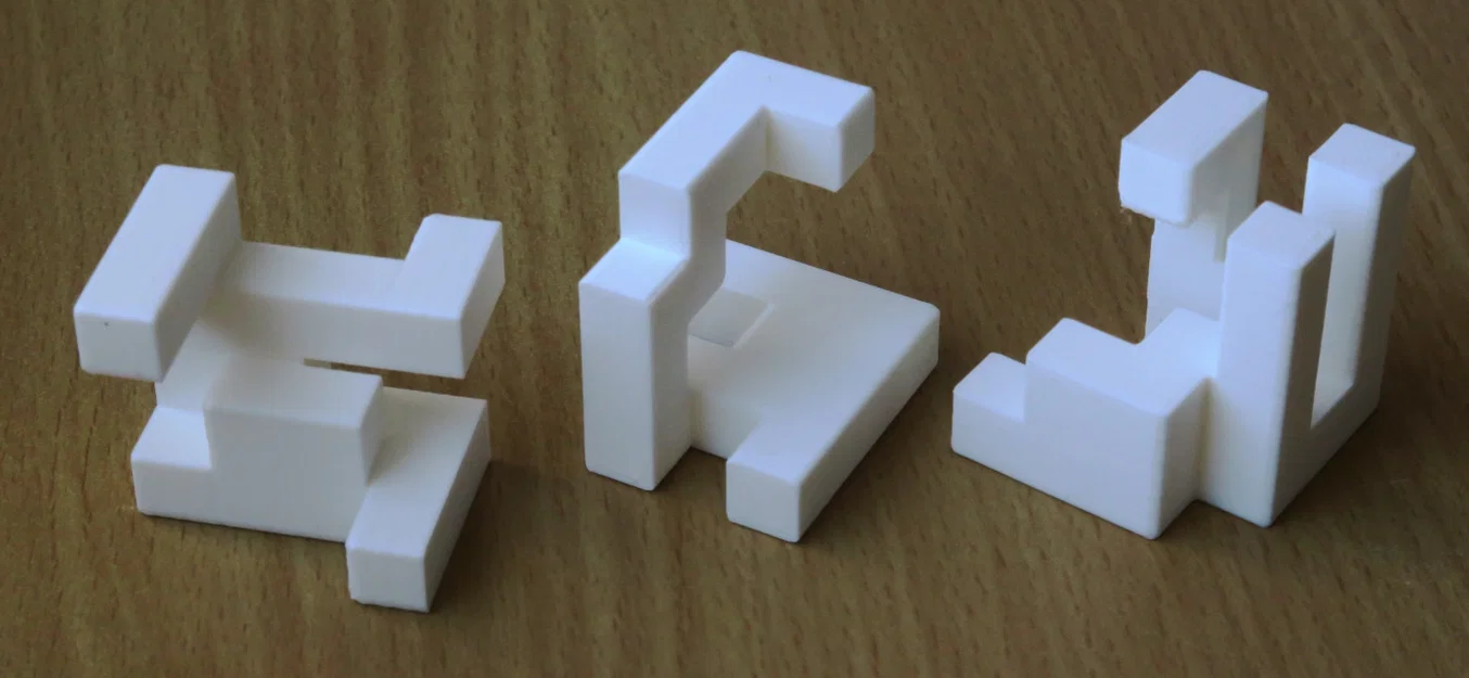 Cube Burr Puzzle 1 - Image 2