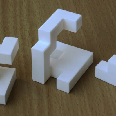 Cube Burr Puzzle 1