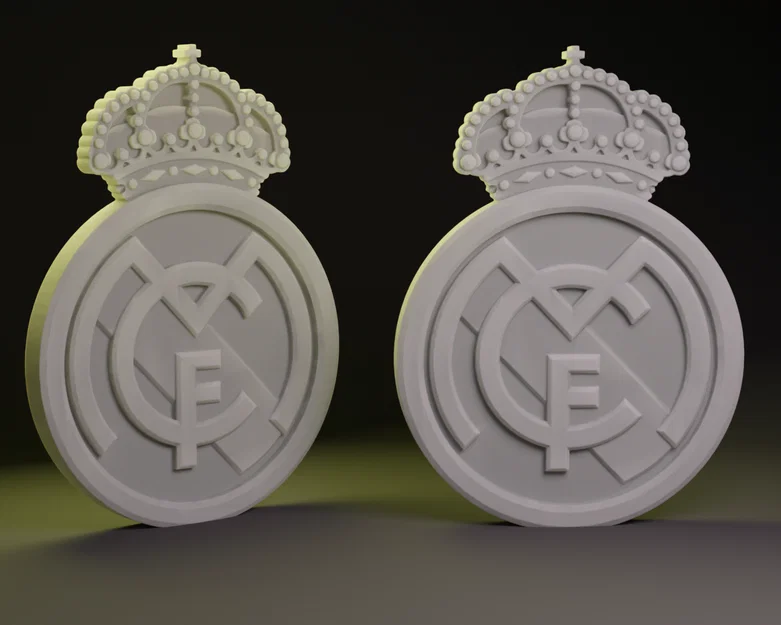 Mô hình logo Real Madrid in 3D đẳng cấp cho fan hâm mộ - Image 1