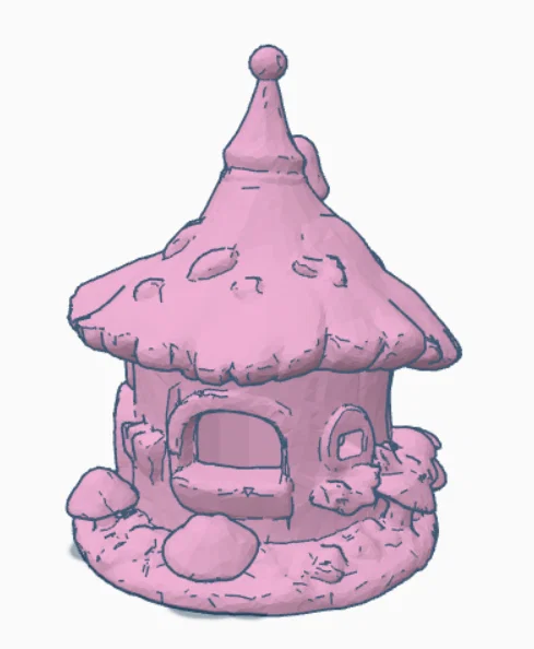 Mô hình hai ngôi nhà cổ tích cho yêu tinh nhỏ (Fairy House) - Image 2