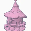 Mô hình hai ngôi nhà cổ tích cho yêu tinh nhỏ (Fairy House) - Thumbnail 2