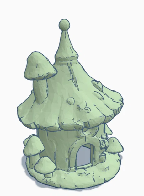 Mô hình hai ngôi nhà cổ tích cho yêu tinh nhỏ (Fairy House) - Image 3