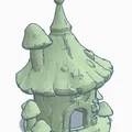Mô hình hai ngôi nhà cổ tích cho yêu tinh nhỏ (Fairy House) - Thumbnail 3