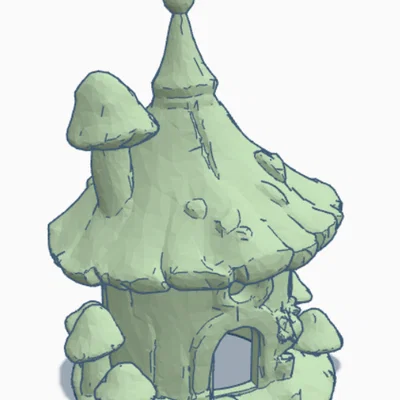 Mô hình hai ngôi nhà cổ tích cho yêu tinh nhỏ (Fairy House)