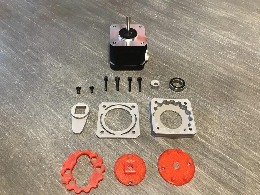 Hộp số Cycloidal Gearbox nhỏ gọn cho động cơ bước Nema 17 - Image 3