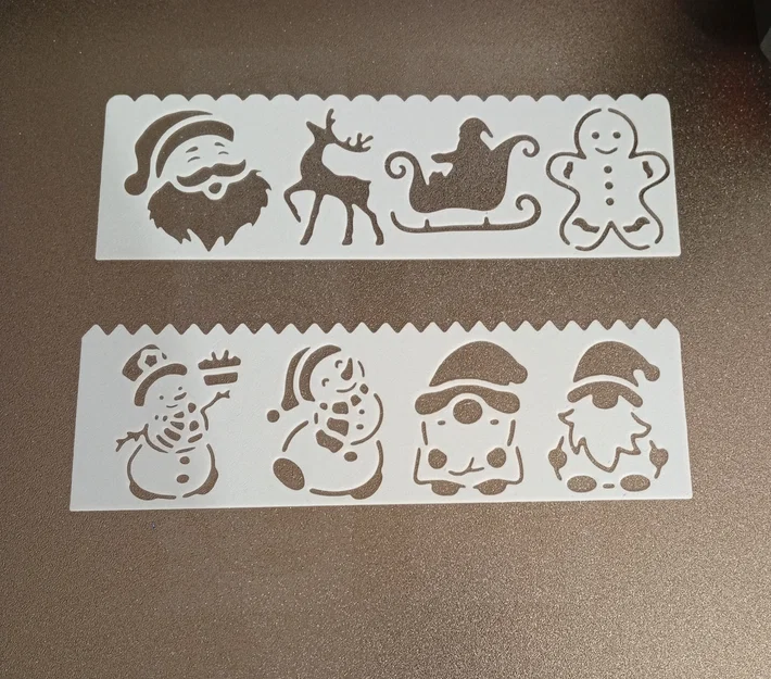 Bộ khuôn mẫu Stencil Giáng sinh 3-4 - Image 1