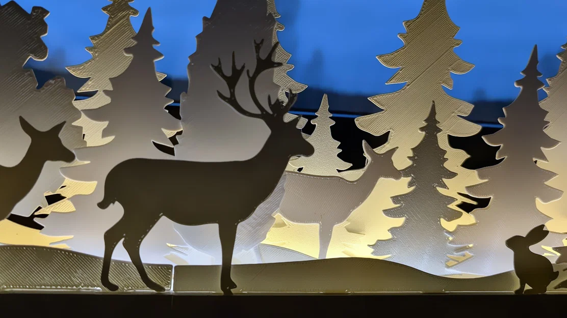 Đèn trang trí Silhouette Giáng sinh - Image 2