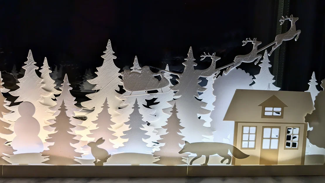 Đèn trang trí Silhouette Giáng sinh - Image 3