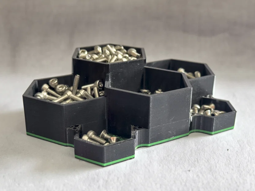 Khay Tổ Chức Hình Lục Giác 6 Ngăn Với Độ Cao Linh Hoạt - Image 2