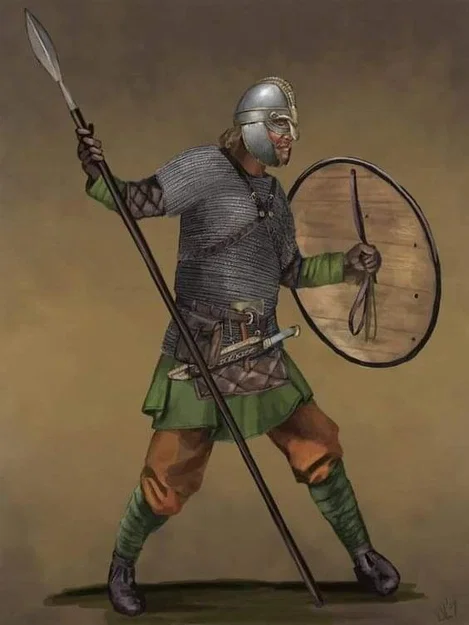 Mô hình Saxon Ealdorman - Tượng chiến binh Trung cổ in 3D chi tiết - Image 2