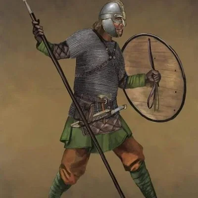 Mô hình Saxon Ealdorman - Tượng chiến binh Trung cổ in 3D chi tiết