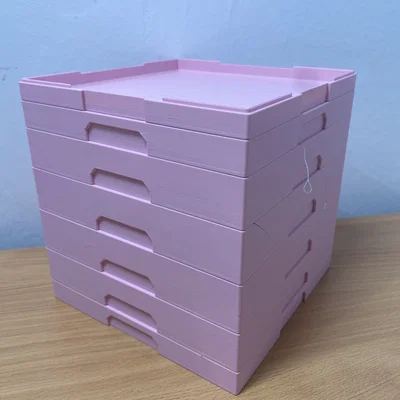 Hệ thống khay/tháp đựng ống chỉ thêu dạng mô-đun xếp chồng