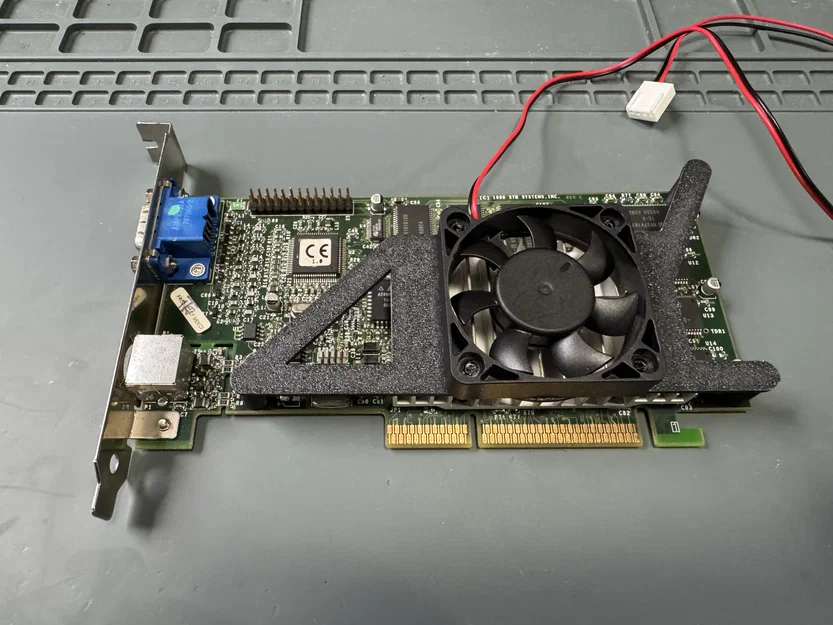 Ngàm gắn quạt 50mm cho 3DFX Voodoo 3 3000 - Image 1