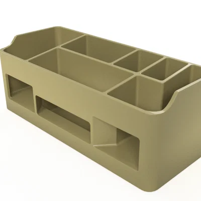 Khay Đựng Đồ Để Bàn Tối Giản – Nhiều Ngăn Chứa Bút, Dụng Cụ & Phụ Kiện