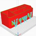 Khay Đựng Đồ Để Bàn Tối Giản – Nhiều Ngăn Chứa Bút, Dụng Cụ & Phụ Kiện - Thumbnail 3