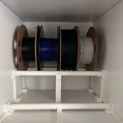 Kệ đựng sợi nhựa cho tủ Kallax, in 3D toàn bộ