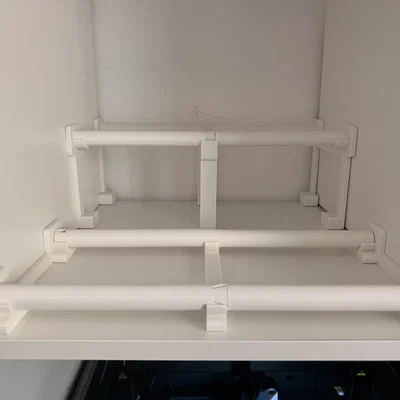 Kệ đựng sợi nhựa cho tủ Kallax, in 3D toàn bộ