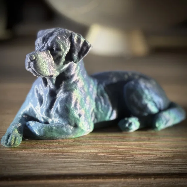 Mô hình chú chó nằm nghỉ (Reclining Dog) - Image 1