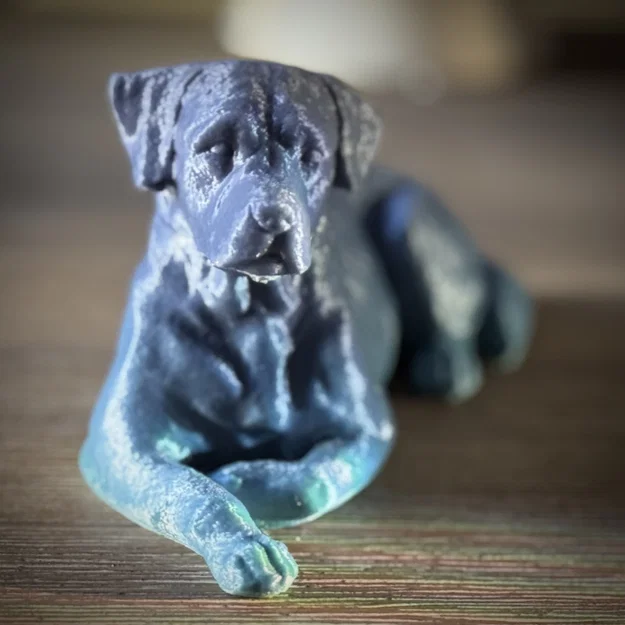 Mô hình chú chó nằm nghỉ (Reclining Dog) - Image 3