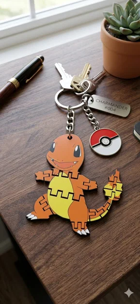 Mô hình Charmander Pokemon Flexi Articulated - Image 2