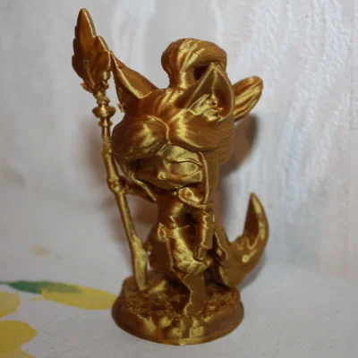Mô hình Nữ chiến binh cáo Chibi (Fox Warrior) - In 3D không support