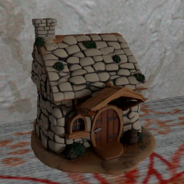 Nhà Lùn TTRPG - Không Cần Support, Thân Thiện Với Máy In FDM - Image 1