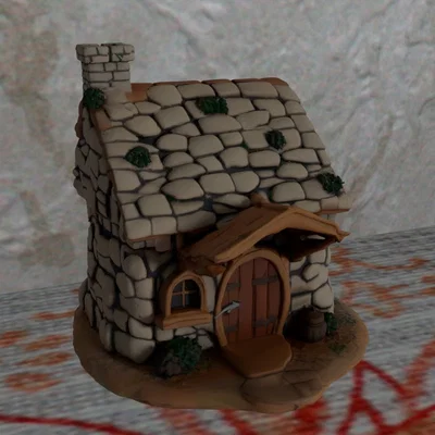 Nhà Lùn TTRPG - Không Cần Support, Thân Thiện Với Máy In FDM