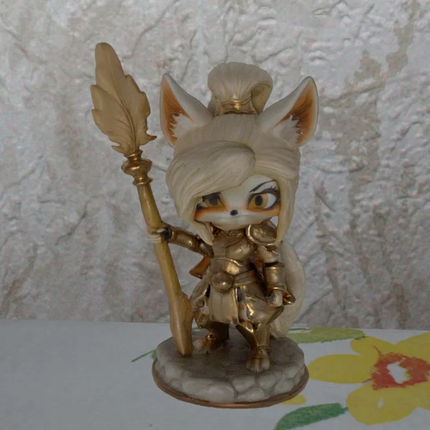 Mô hình Nữ chiến binh cáo Chibi (Fox Warrior) - In 3D không support - Image 2