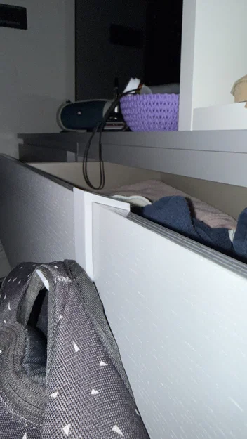 Móc Treo Đồ Gắn Ngăn Kéo Ikea MALM (Không khe hở) - Image 1