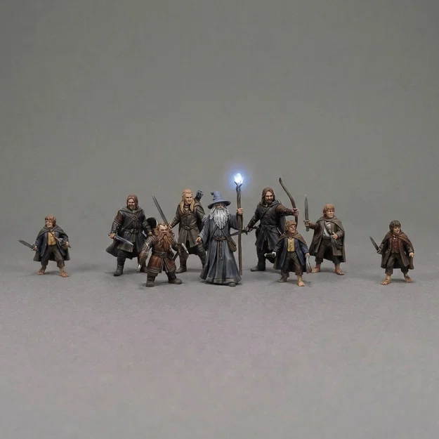 Mô hình 3D trận chiến kinh điển: Chúa tể những chiếc nhẫn và Balrog - Image 4
