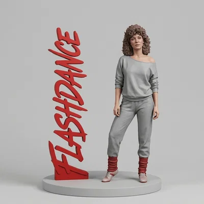 Mô hình 3D Flashdance 1983 - Tái hiện biểu tượng điện ảnh kinh điển