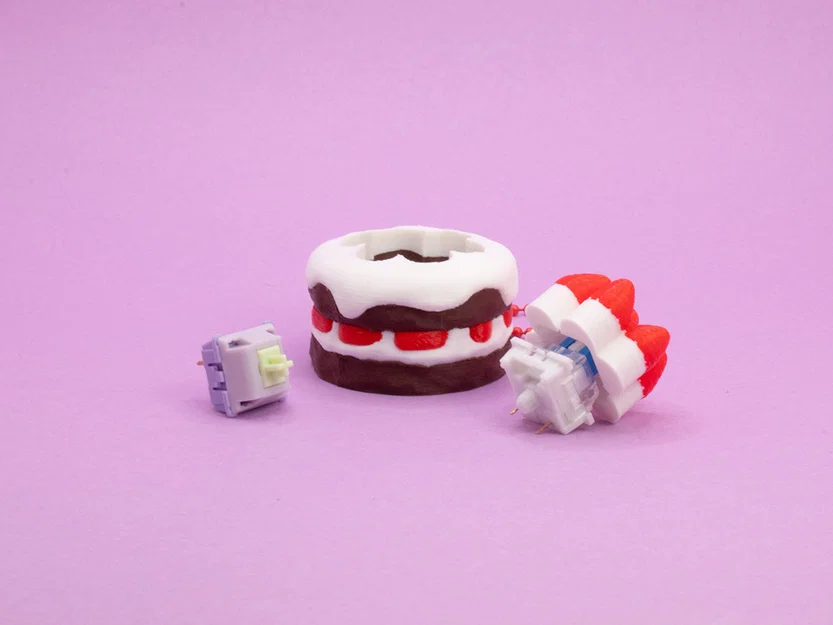 Fidget Clicker Bánh Kem Dâu Socola - Image 2