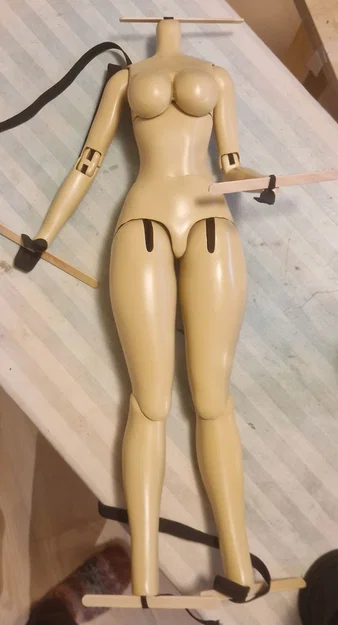 Mô hình búp bê BJD nữ phong cách anime tỉ lệ 1/3 với vóc dáng đầy đặn - Image 2