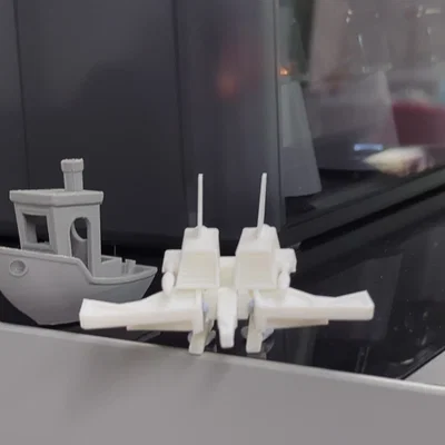 Mô hình Laserbeak in liền khối (Print-in-Place)