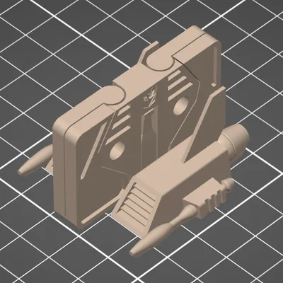 Mô hình Laserbeak in liền khối (Print-in-Place)