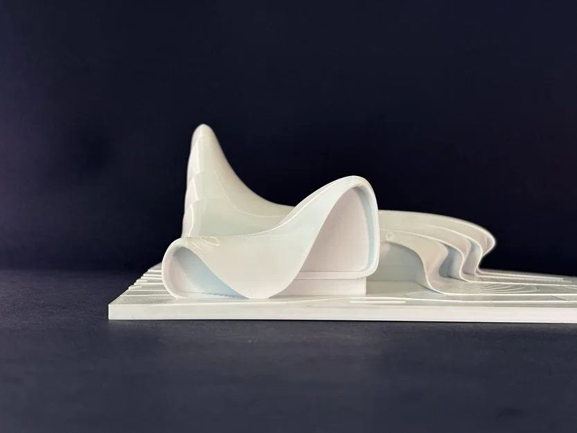 Trung tâm Heydar Aliyev – Mô hình kiến trúc in 3D - Image 1