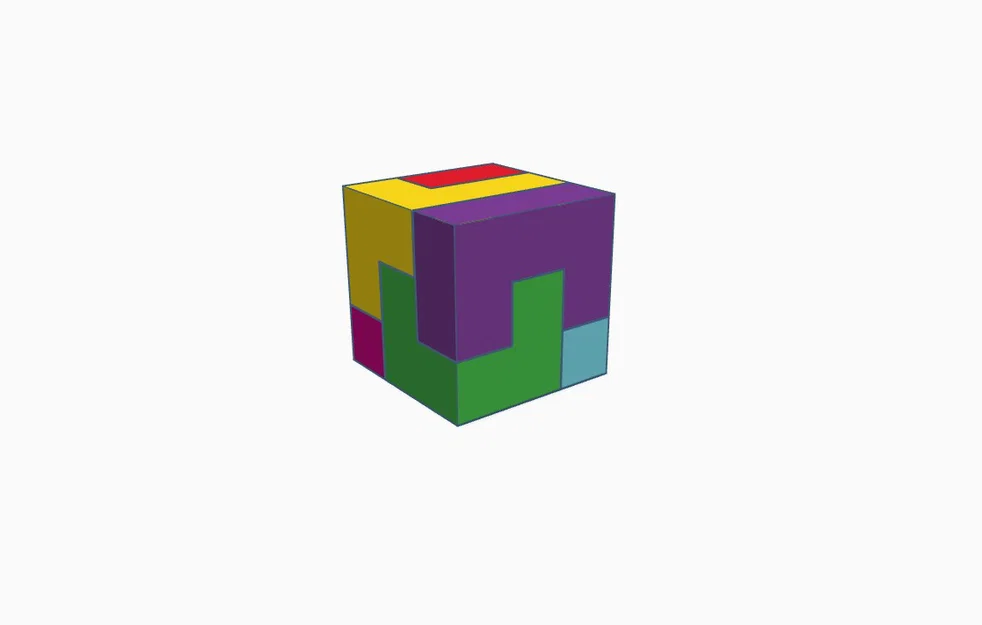 Puzzle Cube - Mô Hình Khối Lập Phương Ghép Hình - Image 1
