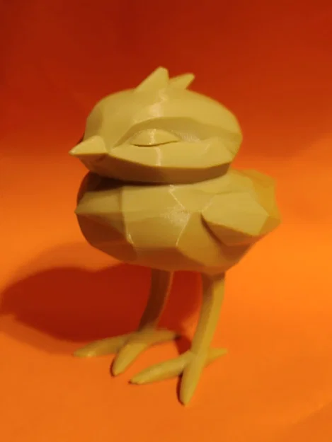 Mô hình chú gà con Phục sinh 3D - Thiết kế Low Poly đáng yêu - Image 4