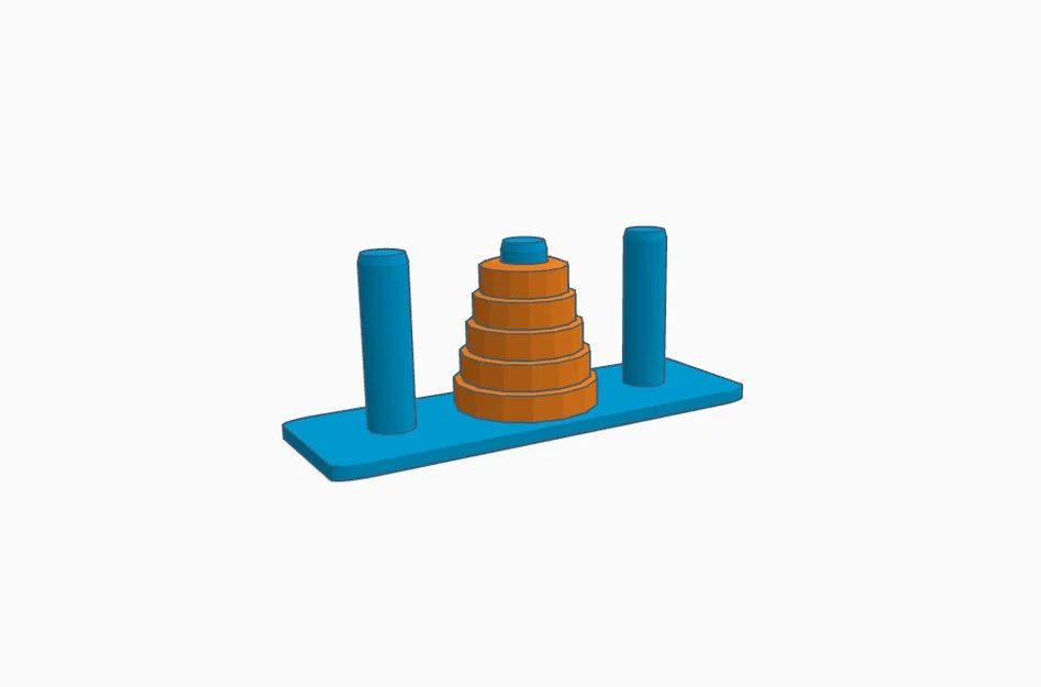 Tower of Hanoi - Trò chơi trí tuệ kinh điển - Image 1