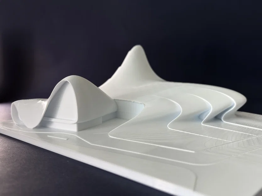 Trung tâm Heydar Aliyev – Mô hình kiến trúc in 3D - Image 10